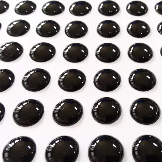 gemstone lure 3d eyes black onyx black