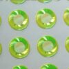 white out lime 3d lure eyes