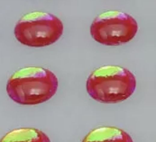 iridescent red lure eyes
