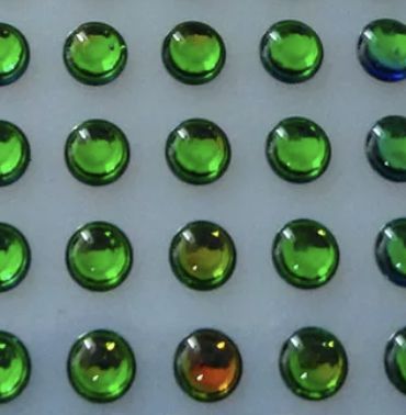 iridescent green lure eyes
