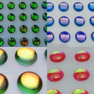 iridescent 3d lure eyes