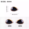 6mm tri oval 3d lure eye