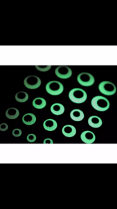 Glow in the Dark 3D Eyes, 50 ct