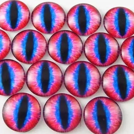 pink cat dragon eyes