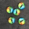 rainbow cat 3d dragon eyes