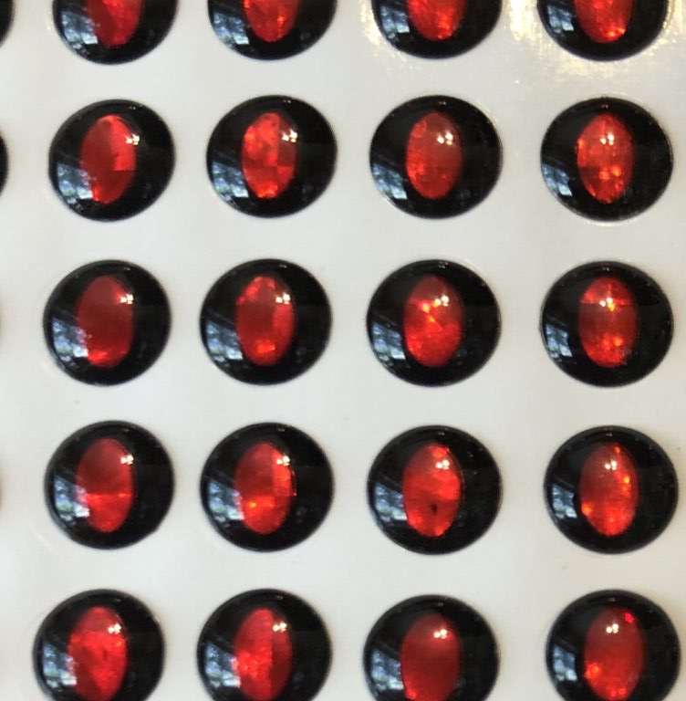 Red devil 3D snake eyes