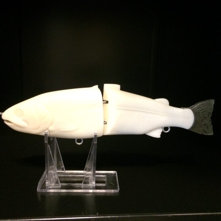 7 in trout glidebait lure blank unpainted