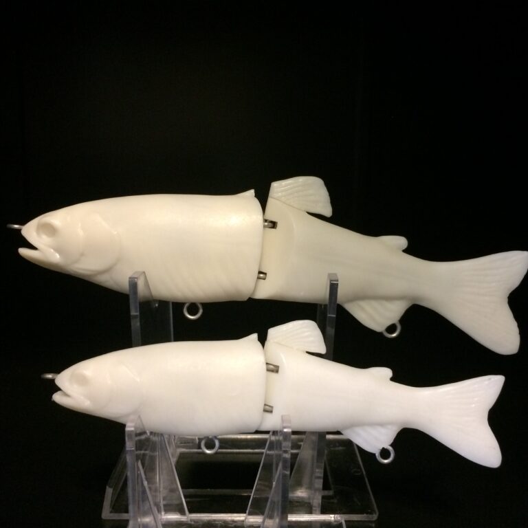 slow sinking trout swimbait lure blank unpainted