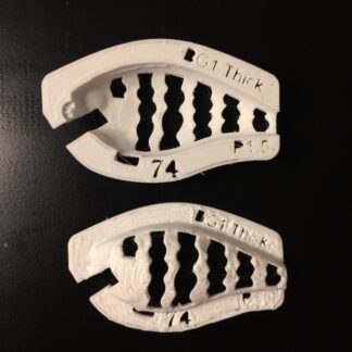 1.5 square bill stencil bluegill