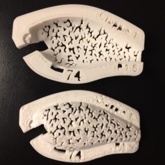 1.5 square bill stencil crappie