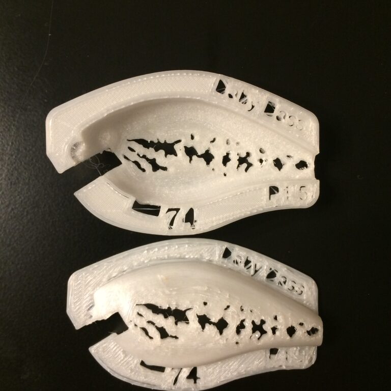 1.5 square bill stencil baby bass