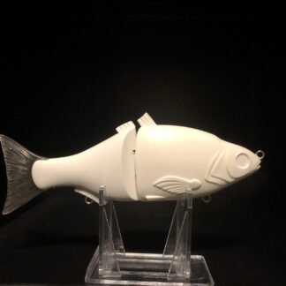 6" slow rise shad unpainted swimbait