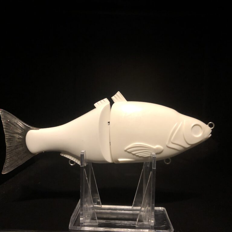 6" slow rise shad unpainted swimbait