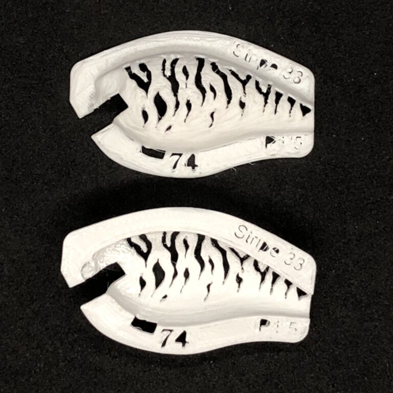 1.5 square bill stencil stripe 33