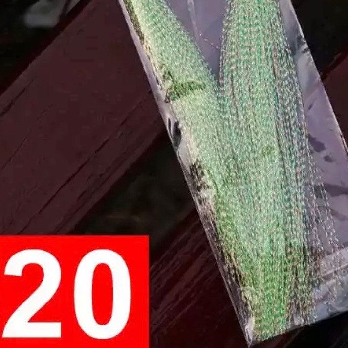 light green flashabou