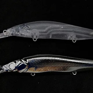 110dd Jerkbait- Unpainted (order 5mm eyes)
