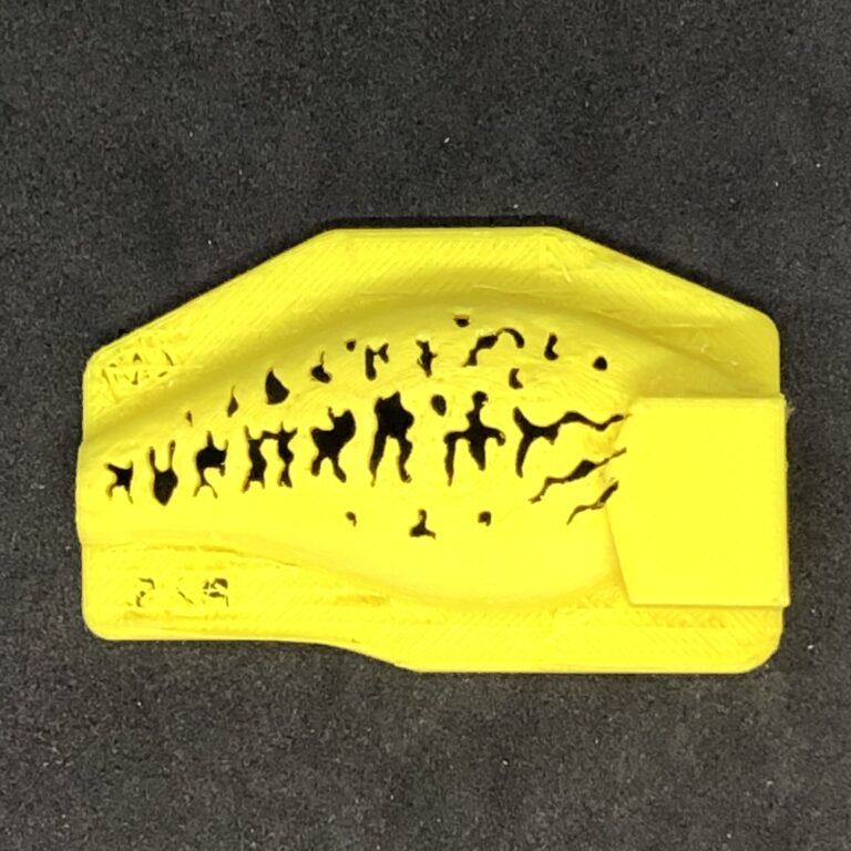 largemouth bass stencil