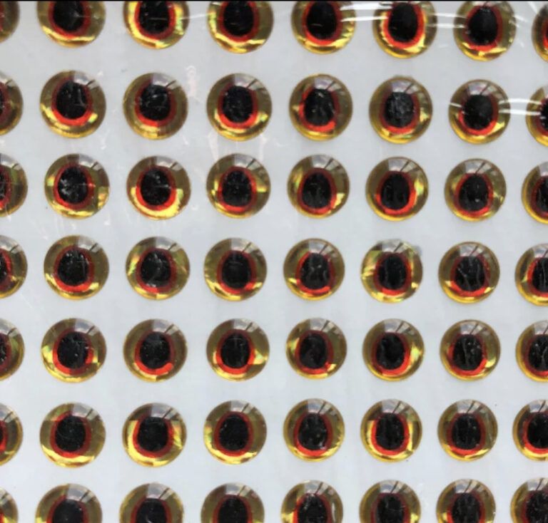 gold red designer eyes