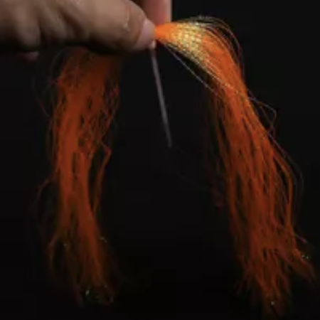 fluorescent orange flashabou