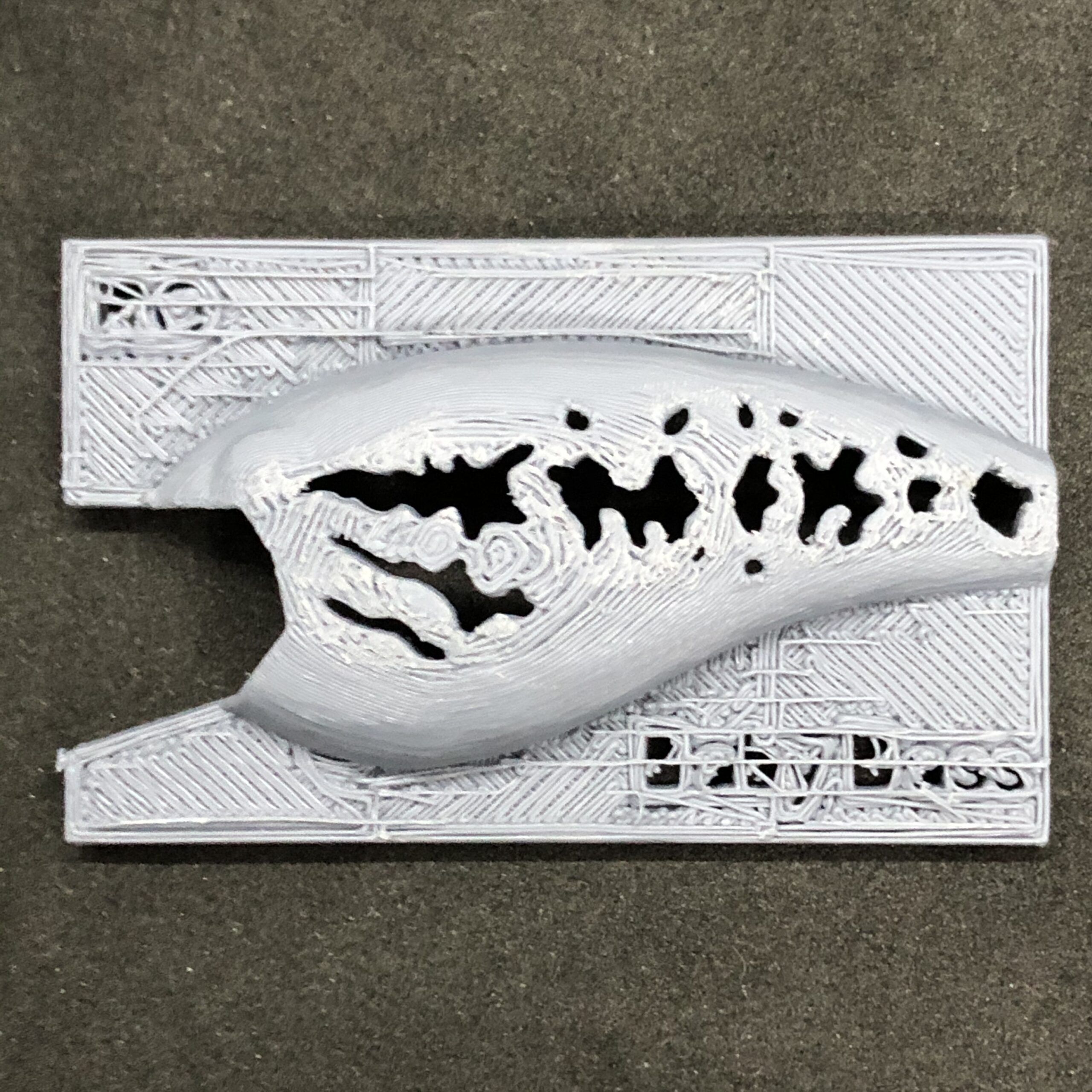 Rockin 55 Baby Bass Stencil – Backwater.Outfitting