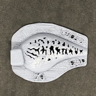 DT10 stencil largemouth bass