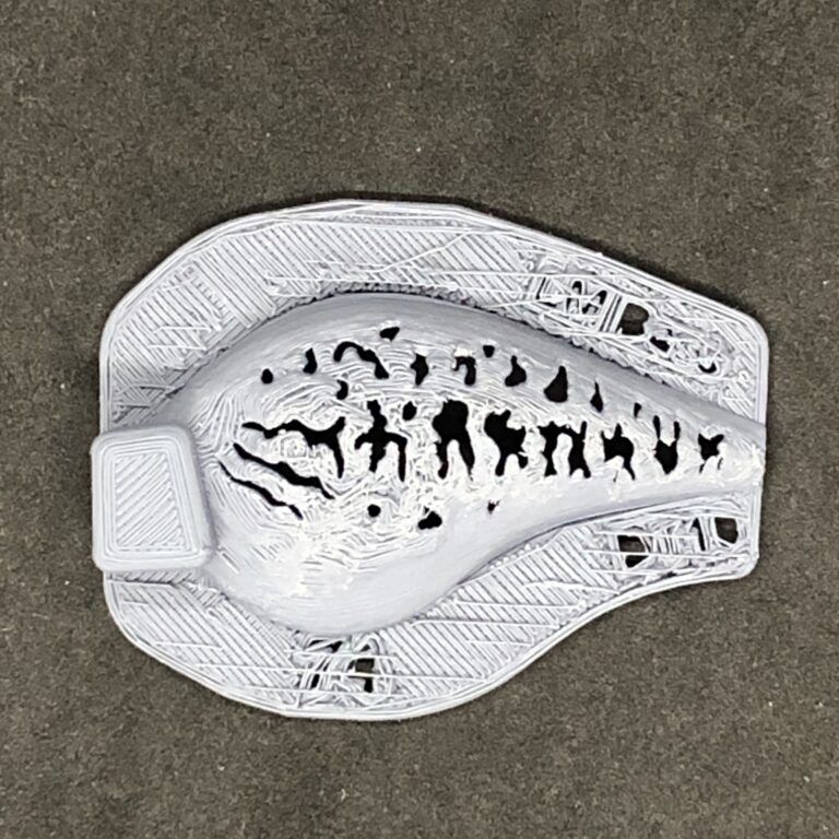 DT10 stencil largemouth bass