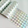 transfer foil tape silver prism