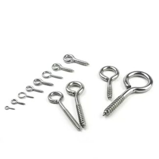 stainless steel screw eyes
