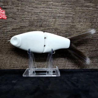 6-1/2" Dink Shad by OGCL (order 12mm eyes)