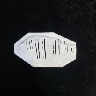 6" Bluegill- Narrow Bluegill Pattern Stencil