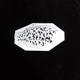 6" Bluegill- Crappie Pattern Stencil