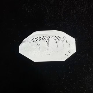 5" Bluegill- Scaled Perch Pattern Stencil