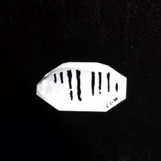 5" Bluegill- Wide Bluegill Pattern Stencil