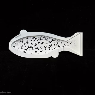 7" SS Glide Crappie Stencil