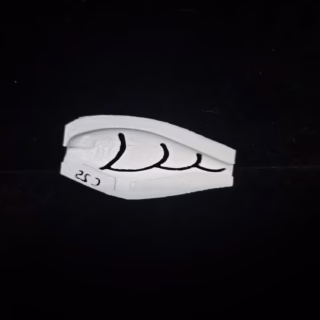 Flick Shad 7 Craw 25 Stencil