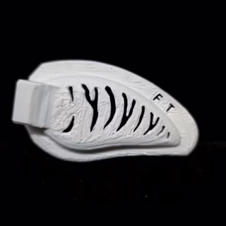 Deep John DD70 Fire Tiger Stencil