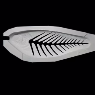 Big Belly Shad Bonefish Stencil