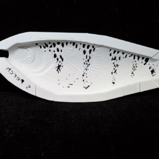 Big Belly Shad Scaled Perch Stencil