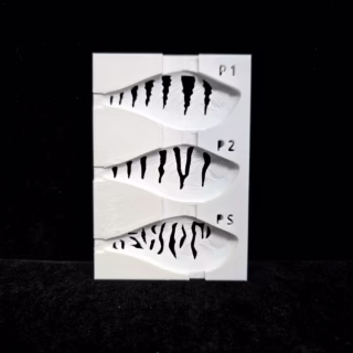 60mm Riprap 3n1 Stencil- Perch Combo 1